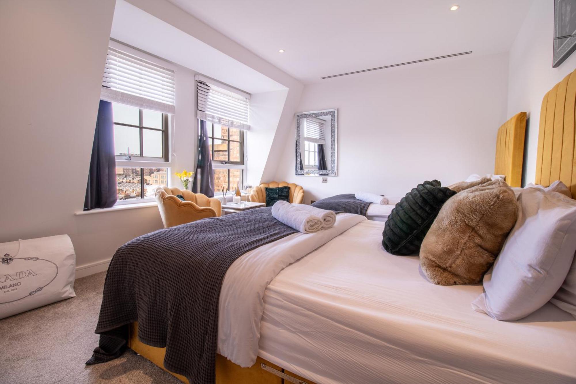Luxurious 1-Bedroom Penthouse In Marble Arch 71 Londen Buitenkant foto
